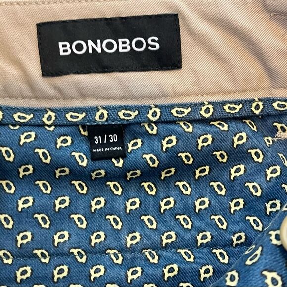 BONOBOS Skinny Stretched Washed Chino Pants in The Kahkis Size 31/30 - Picture 12 of 16